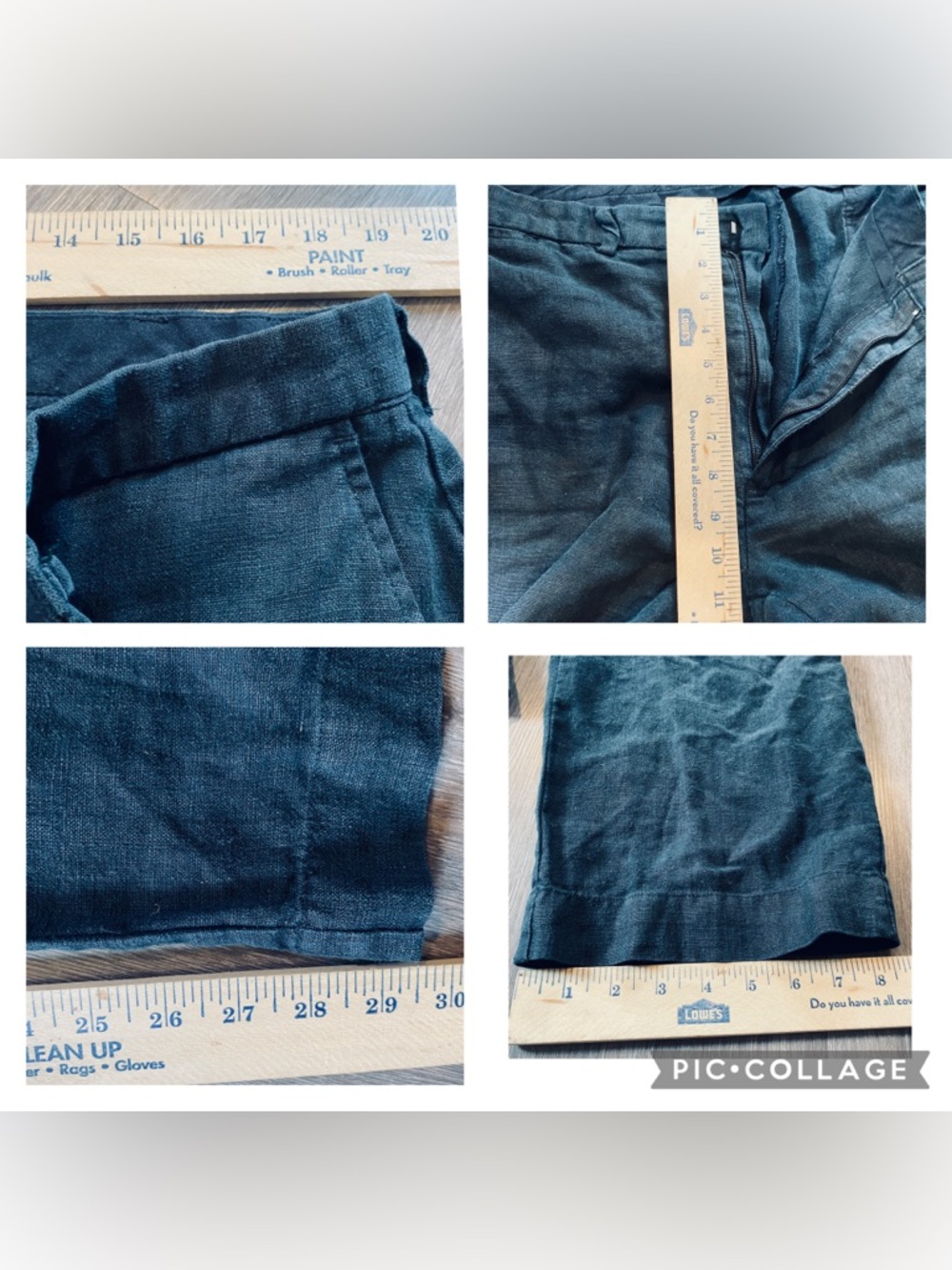 VTG Polo by Ralph Lauren Men's Black Linen Pants 100% linen - Picture 6 of 6